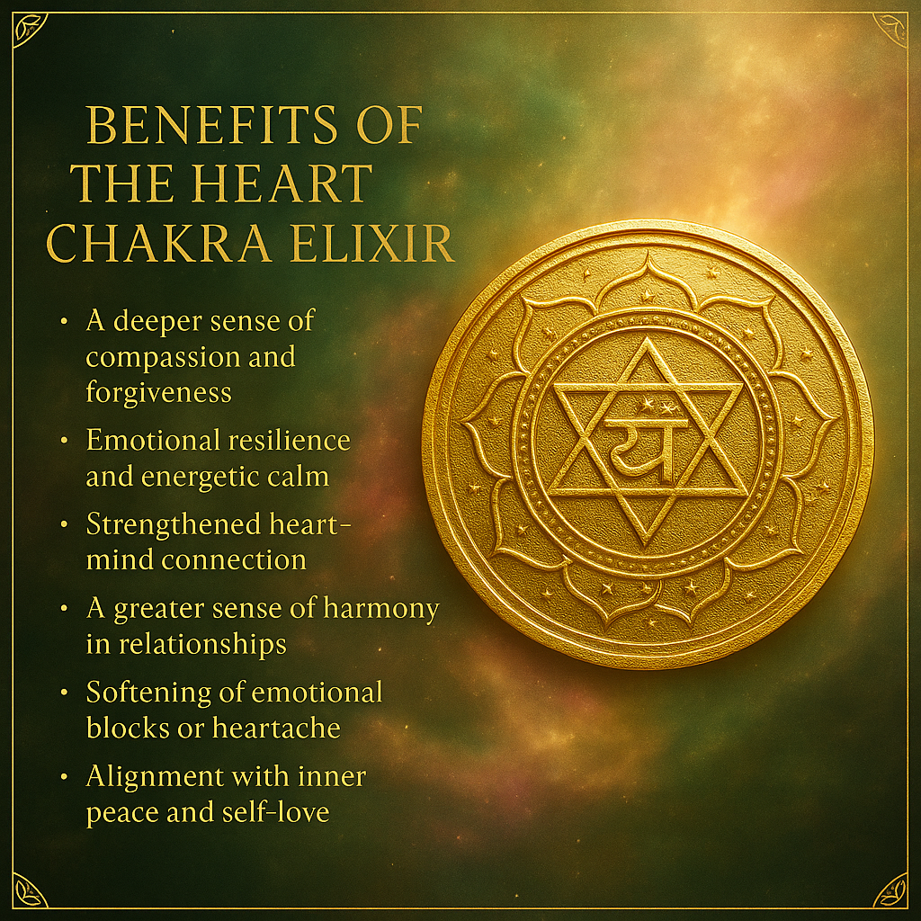 Heart Chakra Ormus Elixir