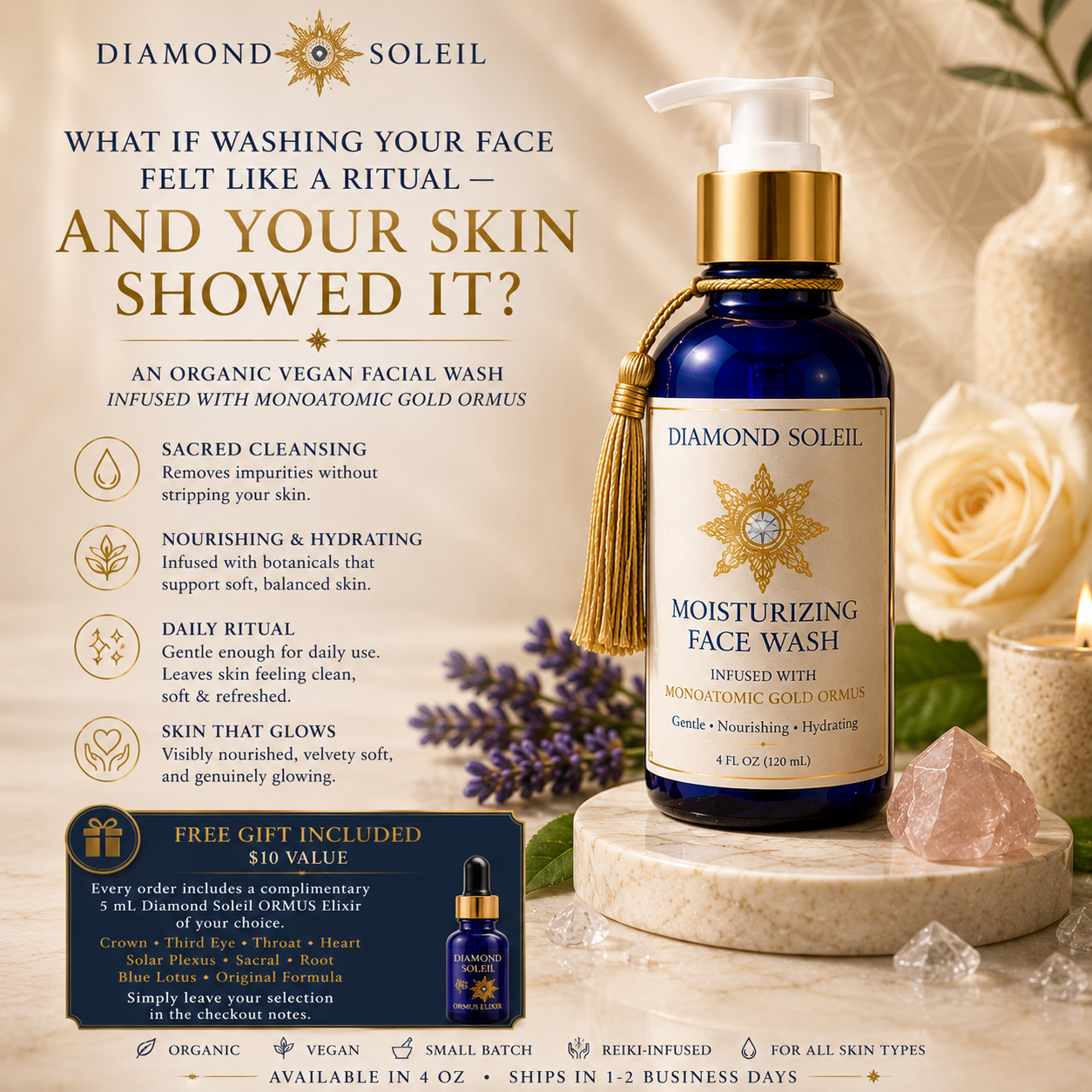 Hydrating Ormus Face Wash