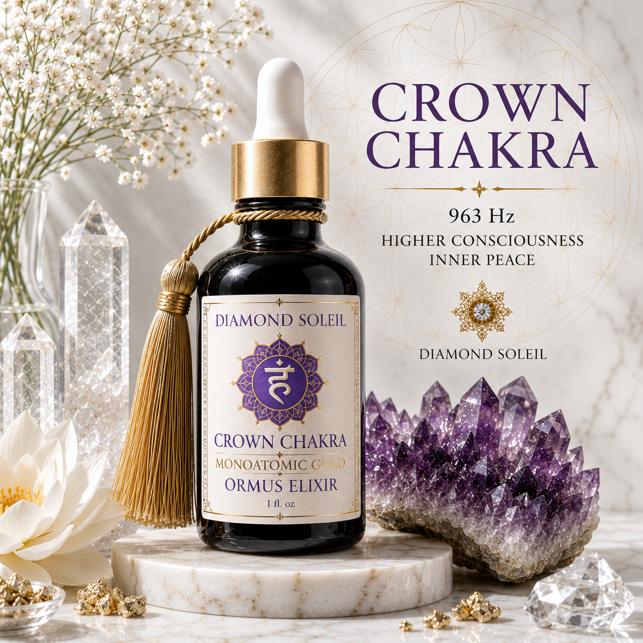 Crown Chakra Ormus Elixir