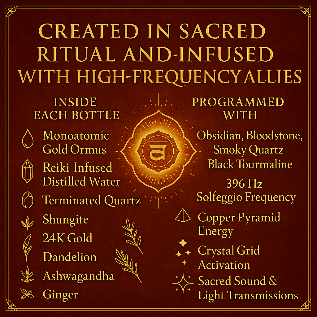 Root Chakra Ormus Elixir