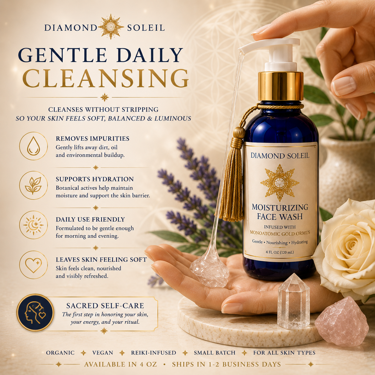 Hydrating Ormus Face Wash