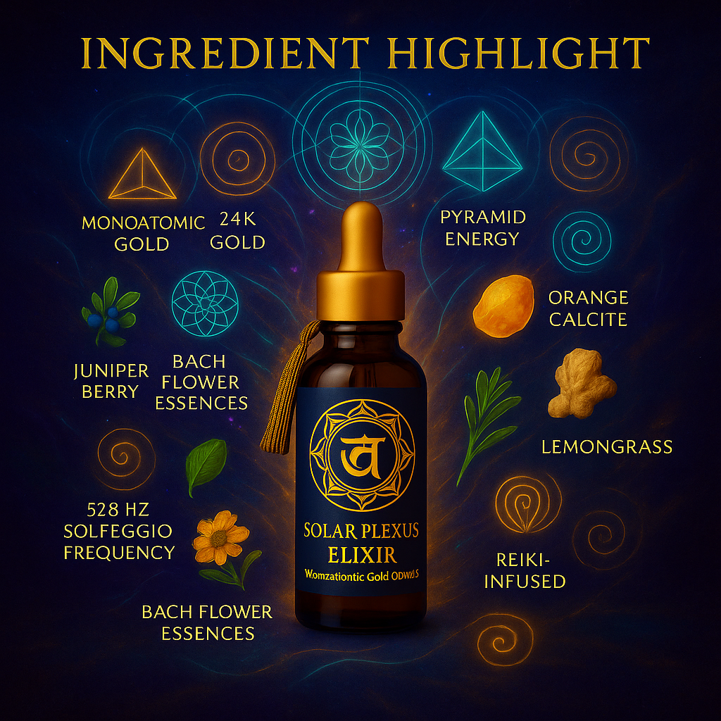 Solar Plexus Chakra Ormus Elixir